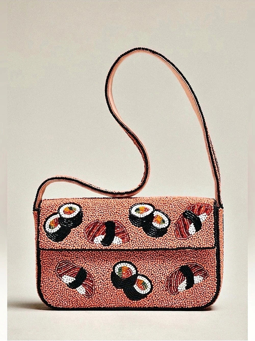 Anthropologie Fiona Beaded sushi Bag: Food & Drink Edition Beaded Shoulder Bag i
